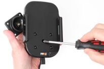 Uchwyt indukcyjny dedykowany do Apple iPhone 11 Pro MAX z wbudowaną ładowarką samochodową do instalacji na stałe - 3