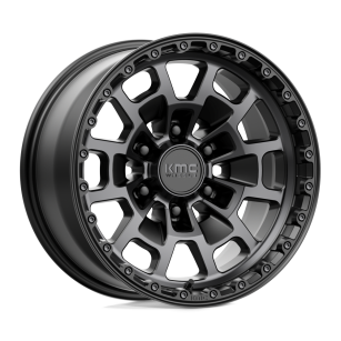 Felga aluminiowa KM718 SUMMIT Satin Black W/ Gray Tint KMC