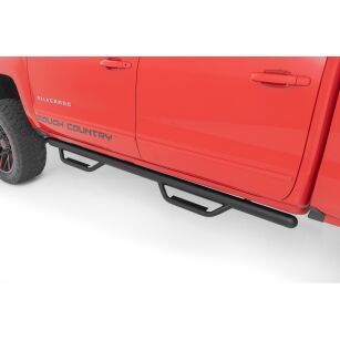 Progi, stopnie boczne czarne Rough Country Nerf Steps