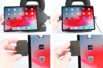 Uchwyt aktywny do instalacji na stałe z blokadą sprężynową do Apple iPad Pro 12.9 2020 (A2069, A2232, A2229) - 4