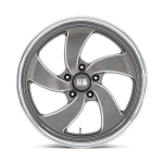 Felga aluminiowa U133 DESPERADO Anthracite Milled Diamond Cut Lip US MAGS - 3