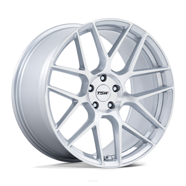 Felga aluminiowa TW002 LASARTHE Gloss Silver Machined TSW