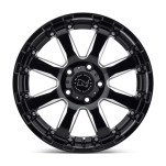 Felga aluminiowa SIERRA Gloss Black W/ Milled Spokes BLACK RHINO - 2