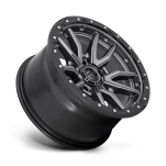 Felga aluminiowa D680 Rebel Matte GUN Metal Black Bead Ring Fuel - 2