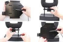 Uchwyt aktywny z kablem USB oraz blokadą na kluczyk do Apple iPad Pro 11 (A1980, A2013, A1934, A1979, A2068, A2230) - 3