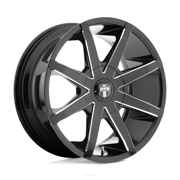 Felga aluminiowa S109 PUSH Gloss Black Milled DUB