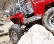 Narożniki ochronne z nadkolami wycięte tylne stalowe POISON SPYDER - Jeep Wrangler TJ - 4