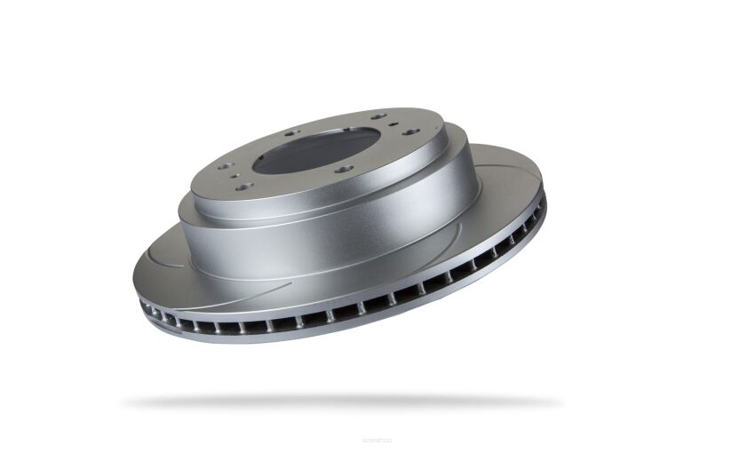 Pedders Slotted Geomet Coated Rotor