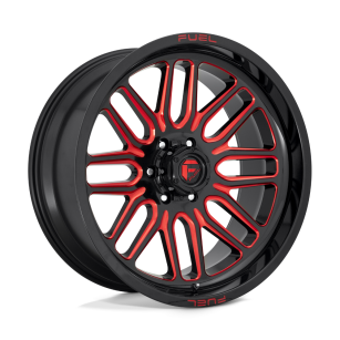 Felga aluminiowa D663 IGNITE Gloss Black Red Tinted Clear FUEL