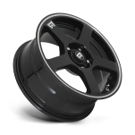 Felga aluminiowa MR116 FS5 Gloss Black W/ Machined Flange MOTEGI RACING - 3