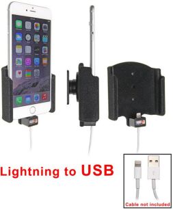 Uchwyt do Apple iPhone 6 Plus z możliwością wpięcia kabla lightning USB