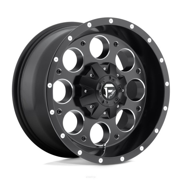 Felga aluminiowa D525 REVOLVER Matte Black Milled FUEL