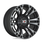 Felga aluminiowa XD851 MONSTER 3 Satin Black W/ Gray Tint XD SERIES - 4
