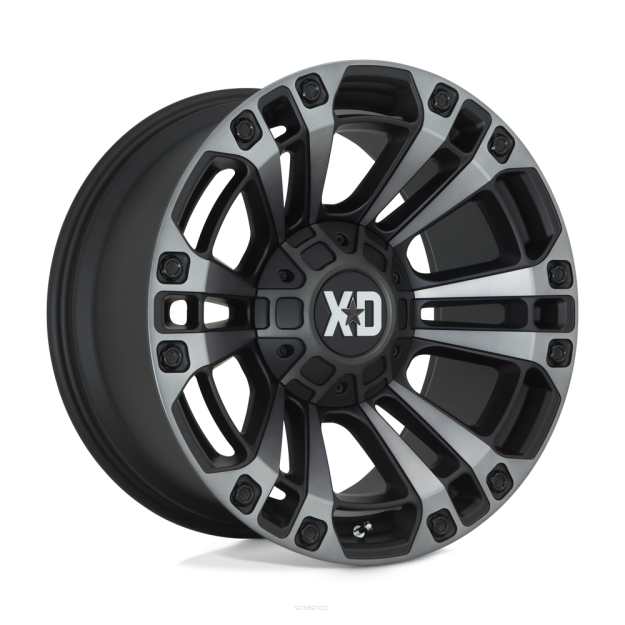 Felga aluminiowa XD851 MONSTER 3 Satin Black W/ Gray Tint XD SERIES