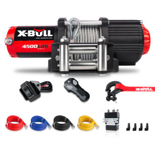 Wyciągarka elektryczna X-BULL do Quada, ATV, UTV 4500 Lbs lina stalowa
