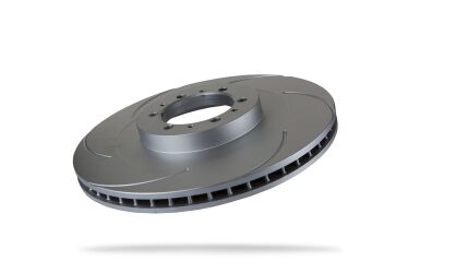 Pedders Slotted Geomet Coated Rotor