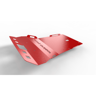 Osłona sinika,chłodnic i przedniego mostu OFFROAD Land Rover Discovery 4 2009-2015 czerwona