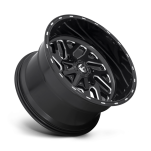 Felga aluminiowa D581 Triton Gloss Black Milled Fuel - 2