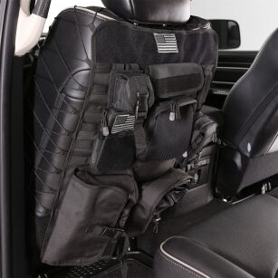 Pokrowce OFF ROAD uniwersalne na oparcie foteli przednich, czarne Smittybilt G.E.A.R. (para)