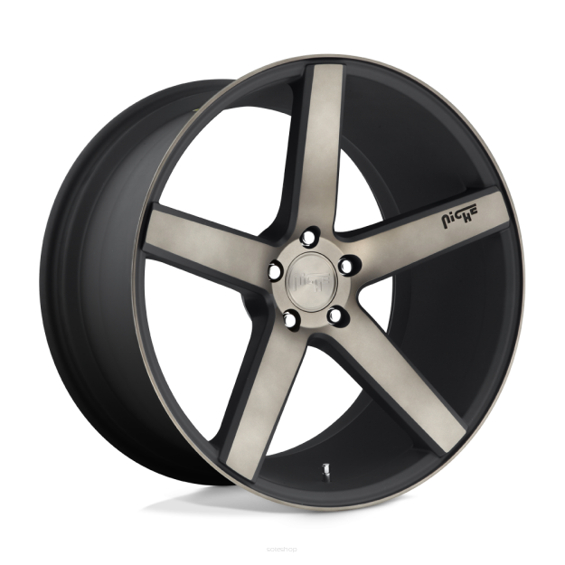 Felga aluminiowa M134 MILAN Matte Black Machined W/ Double Dark Tint NICHE ROAD WHEELS