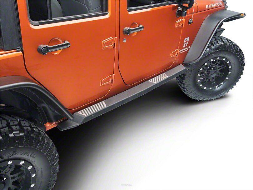 Progi, stopnie Smittybilt XRC Rock Guards - Jeep Wrangler JK 4 drzwi 07-16