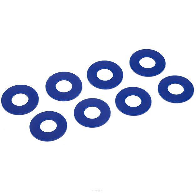 Podkładki pod szekle zderzaka niebieskie DAYSTAR