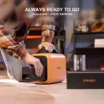 Stacja zasilania o mocy 600W / 1296Wh z panelem słonecznym 100W - 5