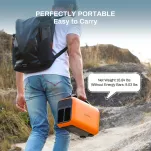 Stacja zasilania o mocy 600W / 1296Wh z panelem słonecznym 100W - 4