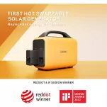 Stacja zasilania o mocy 600W / 1296Wh z panelem słonecznym 100W - 2