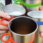 Zestaw kubków turystycznych stal nierdzewna 4 szt Pint Cup 473ml Klean Kanteen - 4