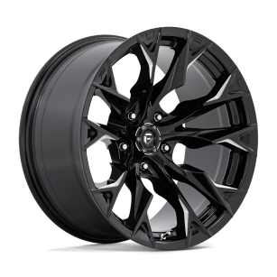 Felga aluminiowa D803 FLAME Gloss Black Milled FUEL