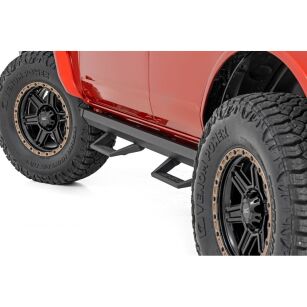 Progi, stopnie boczne regulowane aluminiowe Rough Country SRL2