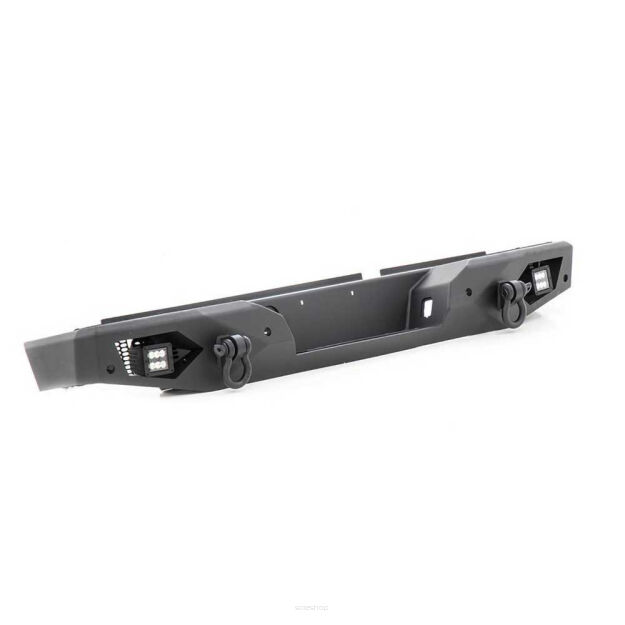 Zderzak stalowy tył z oświetleniem LED Rough Country Rock Crawler