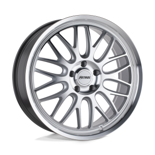 Felga aluminiowa P4C Silver W/ Machined Face & Lip PETROL