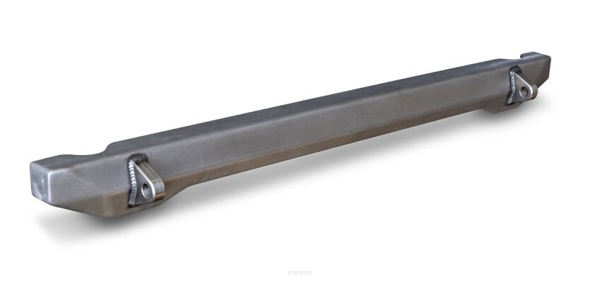 Zderzak tylny BFH II z mocowaniem szekli stalowy POISON SPYDER - Jeep Wrangler TJ