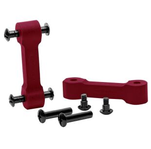 Zaczepy Maski Czerwone DAYSTAR - Jeep Wrangler TJ