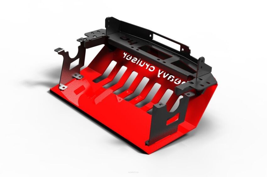 Jeep Grand Cherokee WJ / WG 1998-2004 płyta montażowa wyciągarki z osłoną czołową