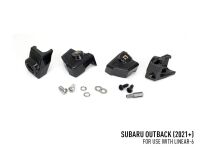 Zestaw dwóch lamp LAZER Linear 6 z systemem montażu w fabrycznym grillu - Subaru Outback (2021 -) - 4