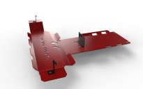 Osłona skrzyni biegów i reduktora OFFROAD Toyota Land Cruiser J 120 J 125 2003-2009 D4D czerwona - 5