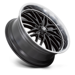 Felga aluminiowa U138 SANTA CRUZ Gloss Black W/ Diamond Cut Lip US MAGS - 3