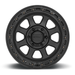 Felga aluminiowa KM548 Chase Satin Black W/ Gloss Black LIP KMC - 3