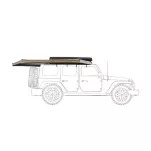 Markiza zadaszenie VICKYWOOD LIGHT LEAF 270° Prawa 200 cm Piaskowa - 2