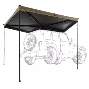 Markiza zadaszenie VICKYWOOD LIGHT LEAF 270° Prawa 200 cm Piaskowa