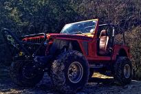 Nadkola przednie wąskie stalowe POISON SPYDER - Jeep Wrangler TJ - 3