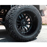 Felga aluminiowa D596 Sledge Matte Black/Gloss Black Lip Fuel - 6