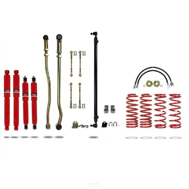 Pedders 4 Inch Suspension Lift Kit. Nissan Patrol, Y61, LWB, ABS fitted EXCEPT 3.0 Di