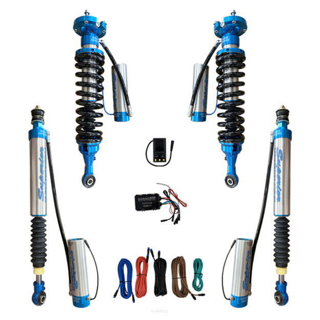 Zestaw amortyzatorów Superior Engineering 2.5 Reservoir Remote Adjustable ECDS Lift 2
