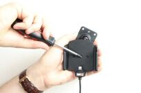 Uchwyt aktywny z kablem USB do Apple iPhone 5, iPhone 5C & iPhone 5S & iPhone SE w futerale - 3