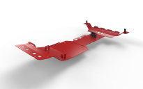 Komplet osłon układu napędowego OFFROAD Toyota Land Cruiser J 120 J 125 D4D 2003-2009 czerwony - 5