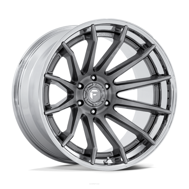 Felga aluminiowa FC403 BURN Platinum W/ Chrome Lip FUEL